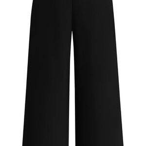 Elegant Black Wide-Leg Pants